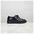 Prada Scarpe Derby Mocassini in pelle spazzolata nera - vista 5