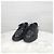 Prada Scarpe Derby Mocassini in pelle spazzolata nera - vista 8