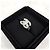 Chanel Anello in cristallo con logo CC Misura - vista 10