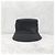 Prada Bucket Hat aus schwarzem Denim mit Triangle-Logo - Ansicht 3