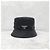 Prada Bucket Hat aus schwarzem Denim mit Triangle-Logo - Ansicht 9