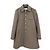 Céline Houndstooth Wool Check Coat