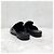 Prada Mule in pelle spazzolata con logo Triangle - vista 4
