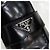 Prada Mule in pelle spazzolata con logo Triangle - vista 6