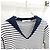 Dior Riviera Mariniere Motif Strickpullover mit kurzen Ärmeln - Ansicht 11