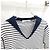 Dior Riviera Mariniere Motif Strickpullover mit kurzen Ärmeln - Ansicht 4