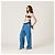Miu Miu Pantalones de denim chambray azul clásico - vista 14