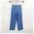 Miu Miu Pantalones de denim chambray azul clásico - vista 2