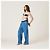 Miu Miu Pantalones de denim chambray azul clásico - vista 6