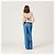 Miu Miu Pantalones de denim chambray azul clásico - vista 7