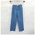 Miu Miu Pantalones de denim chambray azul clásico - vista 9