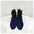 Hermès Botas Kelly de ante azul marino - vista 2