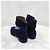 Hermès Botas Kelly de ante azul marino - vista 4