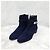 Hermès Botas Kelly de ante azul marino - vista 7