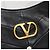Valentino Borsa hobo in pelle nappa con borchie Chevron - vista 15