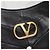 Valentino Borsa hobo in pelle nappa con borchie Chevron - vista 4