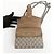 Gucci Borsa a tracolla Mini GG Supreme Canvas Dionysus Beige Suede - vista 7