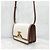 Borsa a tracolla Burberry in tela marrone - vista 10