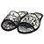 Dior Pantofole slide in cotone con ricamo zodiacale