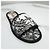 Dior Pantofole slide in cotone con ricamo zodiacale - vista 5