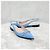 Gucci Blaue Slingback-Flats mit Pferdebit - Ansicht 10