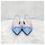 Gucci Blaue Slingback-Flats mit Pferdebit - Ansicht 2
