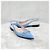 Gucci Blaue Slingback-Flats mit Pferdebit - Ansicht 3