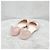 Chanel Ballerine piatte in seta rosa - vista 12