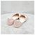 Chanel Ballerine piatte in seta rosa - vista 5