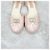 Chanel Ballerine piatte in seta rosa - vista 6