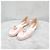 Chanel Ballerine piatte in seta rosa - vista 8