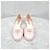 Chanel Ballerine piatte in seta rosa - vista 9