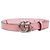 Gucci GG Marmont schmaler Gürtel Rosa