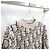 Dior Beiger Oblique Jacquard Strickpullover - Ansicht 9