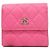 Chanel Classic Small Flap Snap Wallet Caviar Pink