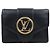 Louis Vuitton Compact Wallet Grün Leder