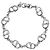 Bracciale Dior in metallo argentato