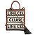 Cabas Céline Borsa Tote Small Vertical All Over Textile in vitello Tan