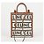 Cabas Céline Borsa Tote Small Vertical All Over Textile in vitello Tan - vista 3