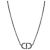Dior Petite CD Halskette Silber