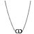 Dior Petite CD Halskette Silber - Ansicht 2