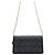 Pochette Lady Dior con catena in pelle d'agnello nera