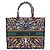 Dior Butterfly Multicolor Canvas Book Tote Bag Large
