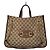 Gucci Borsa a tracolla media Canvas Horsebit