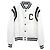 Céline Cropped Varsity Bomberjacke mit Logo-Patch