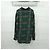 Gucci Camicia in lana Jumbo GG Check Verde Blu - vista 2