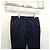 Gucci Pantaloni in twill di cotone blu navy con strisce laterali web - vista 3
