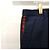 Gucci Pantaloni in twill di cotone blu navy con strisce laterali web - vista 4