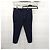 Gucci Pantaloni in twill di cotone blu navy con strisce laterali web - vista 7