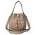 Bucket Borsa a secchiello Lockme Louis Vuitton Beige in pelle